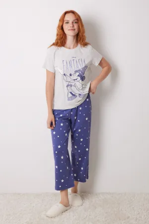 100% Cotton Snoopy Capri Pajamas