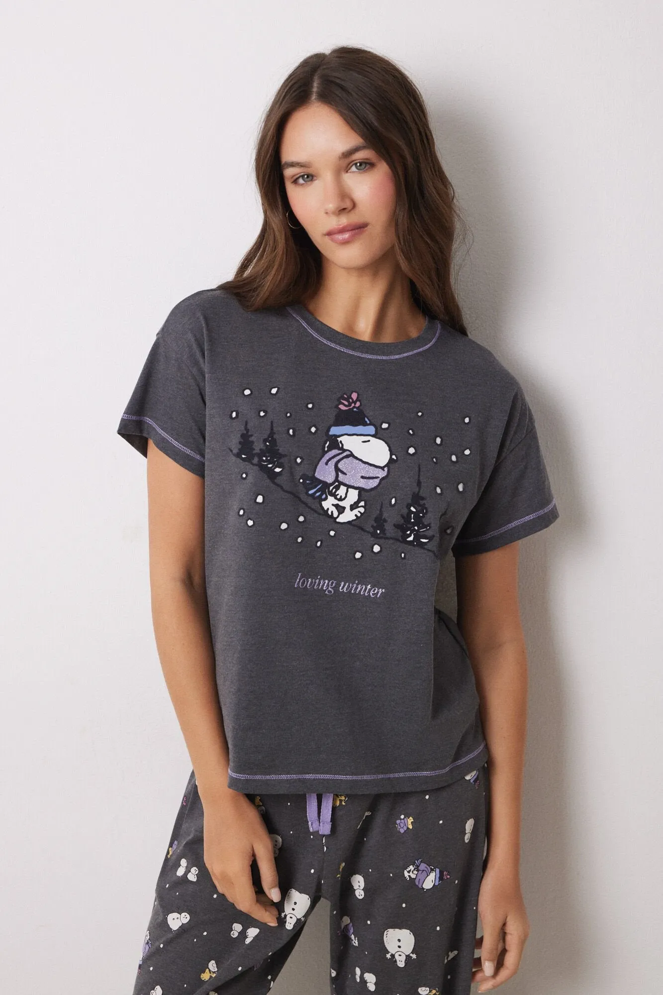 100% cotton Snoopy pajamas