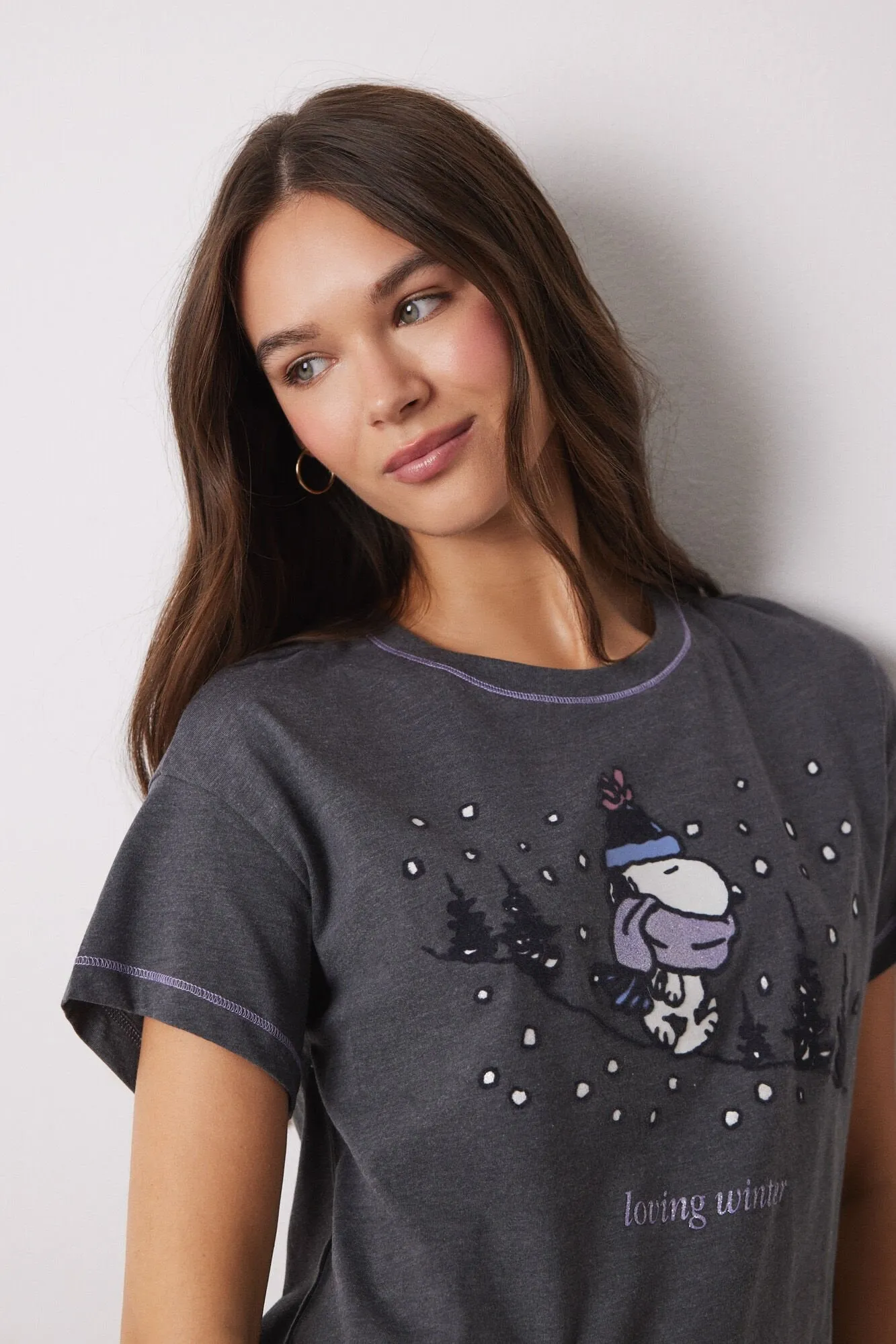 100% cotton Snoopy pajamas