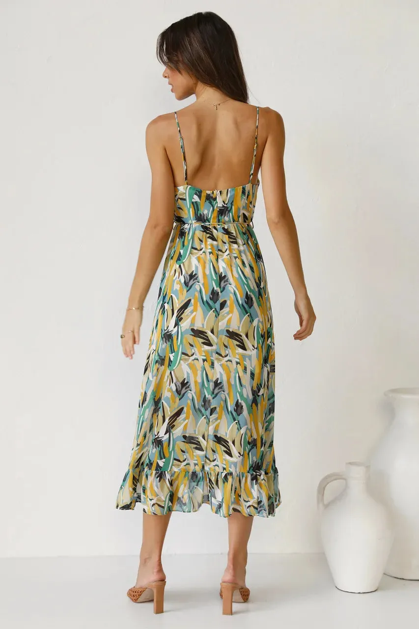 Adeline | Elegant Sleeveless Midi Dress
