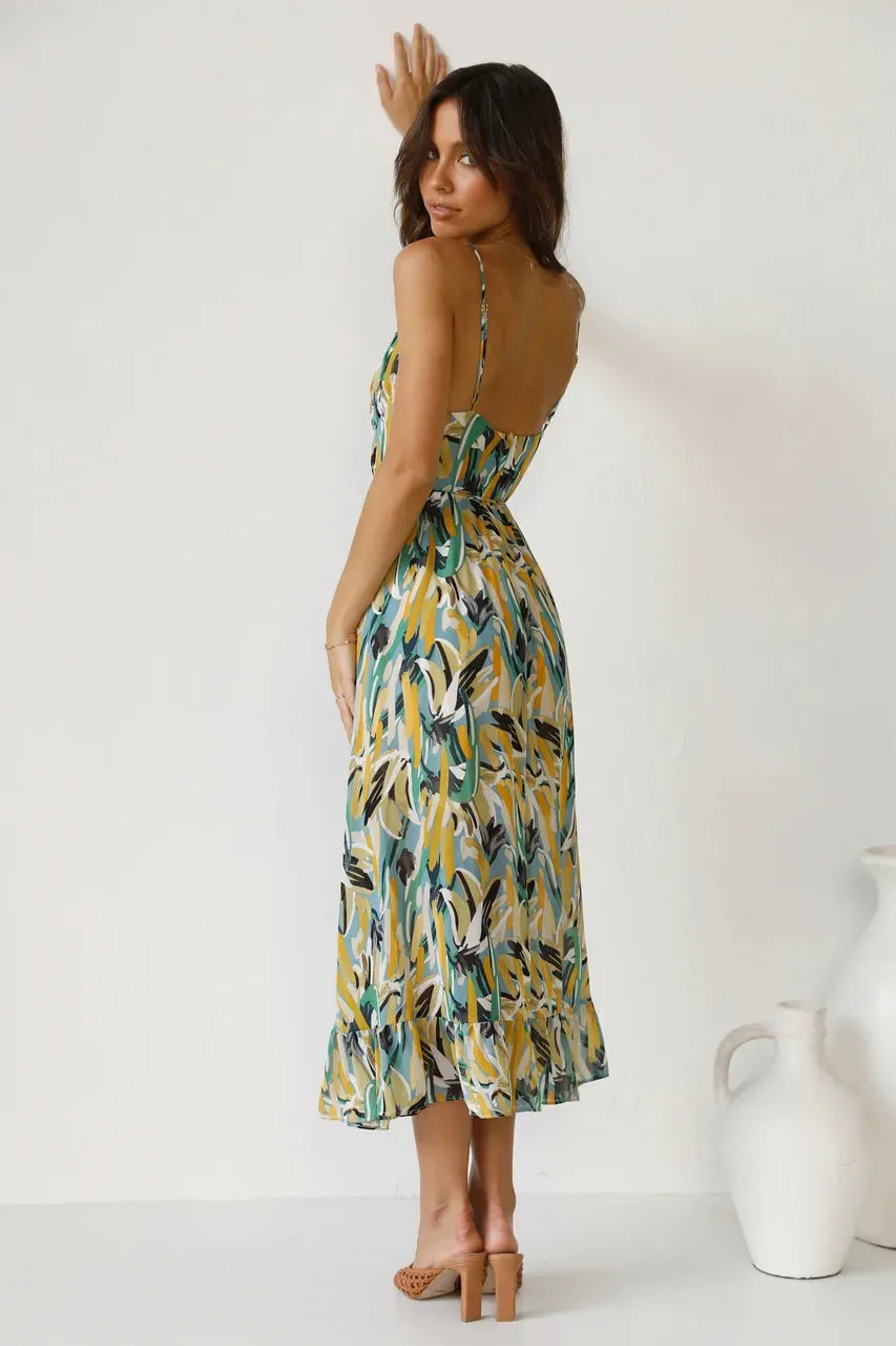 Adeline | Elegant Sleeveless Midi Dress