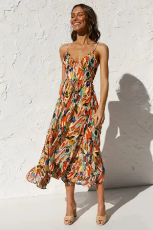 Adeline | Elegant Sleeveless Midi Dress