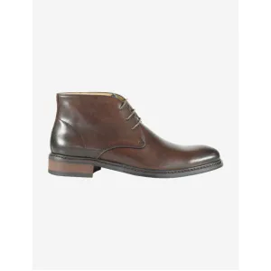 AZOR LA MODE Crete Leather Chukka Boot Brown
