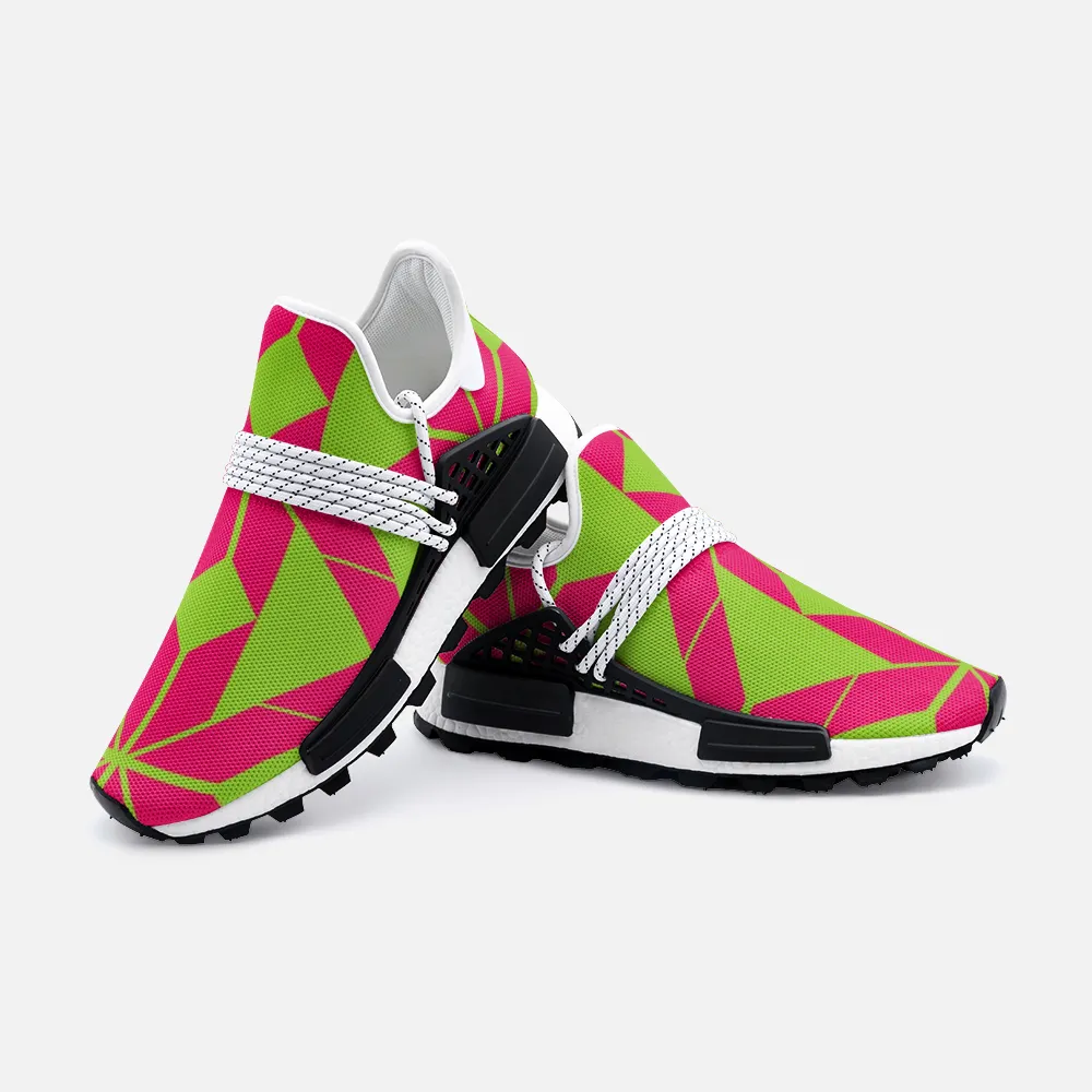 Aztec Pink-Green pattern Unisex Lightweight Sneaker S-1 Boost