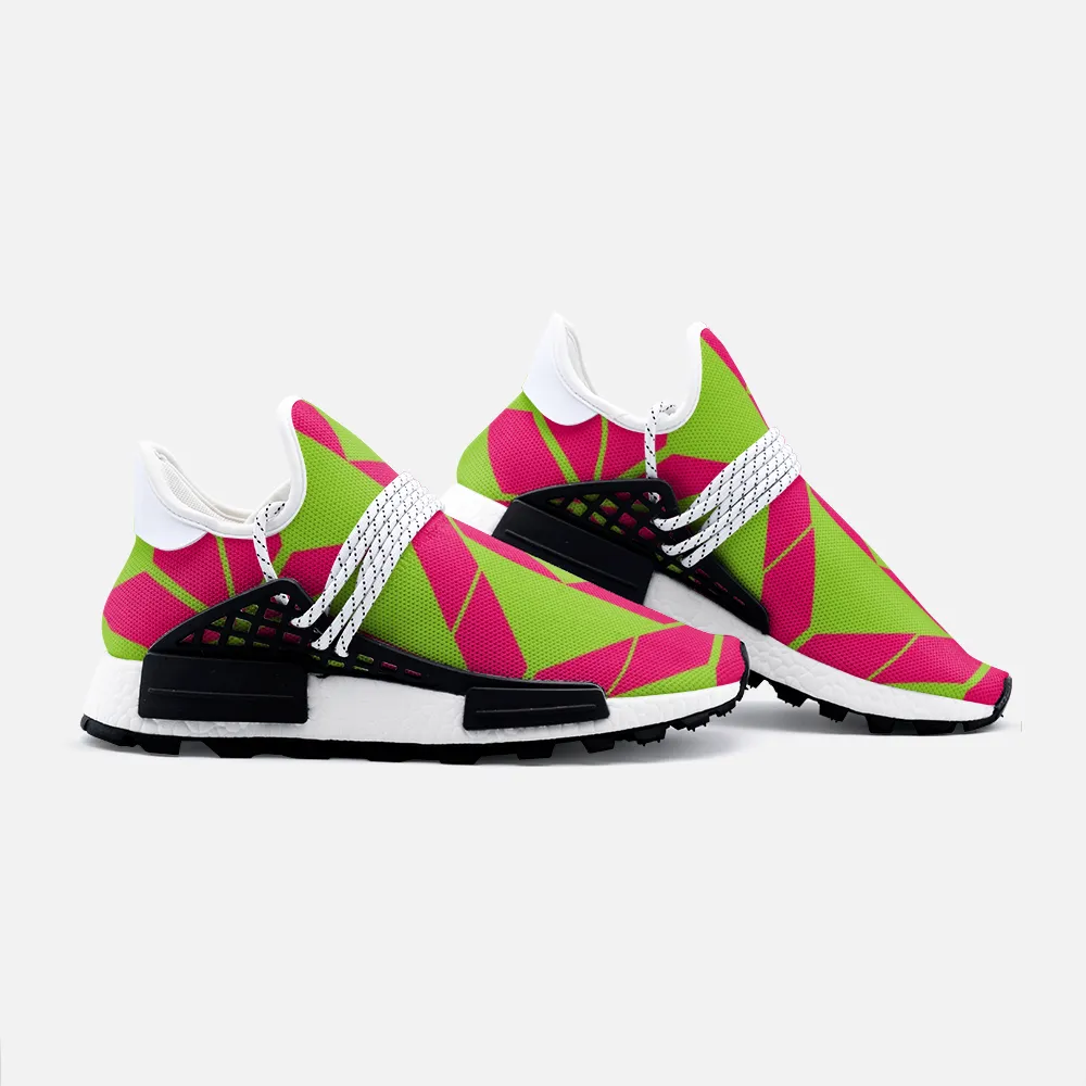Aztec Pink-Green pattern Unisex Lightweight Sneaker S-1 Boost