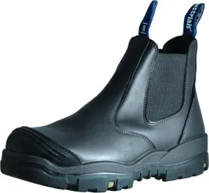 Bata Trekker Elastic Sided Safety Boots - Black (Size 5)