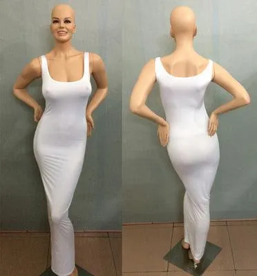 Best Summer Long Vest Dress Ladies Casual Beach Long Skirt