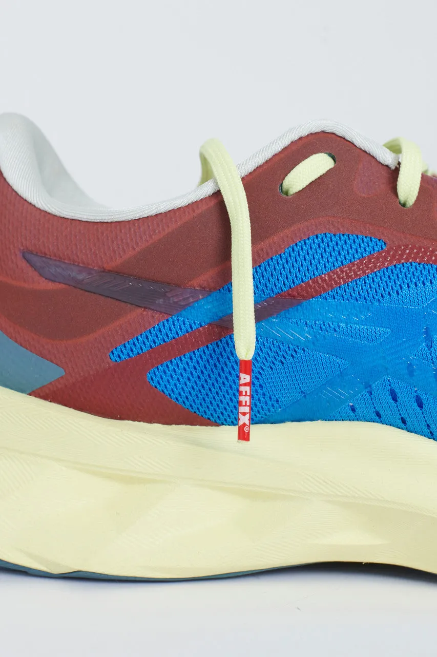 Blue Asics AFFIX x Novablast Preowned Trainers