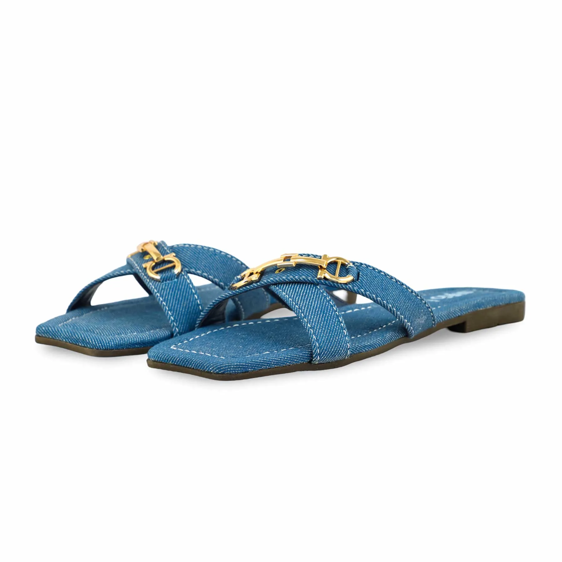 Blue Casual Slipper For Ladies CL1878