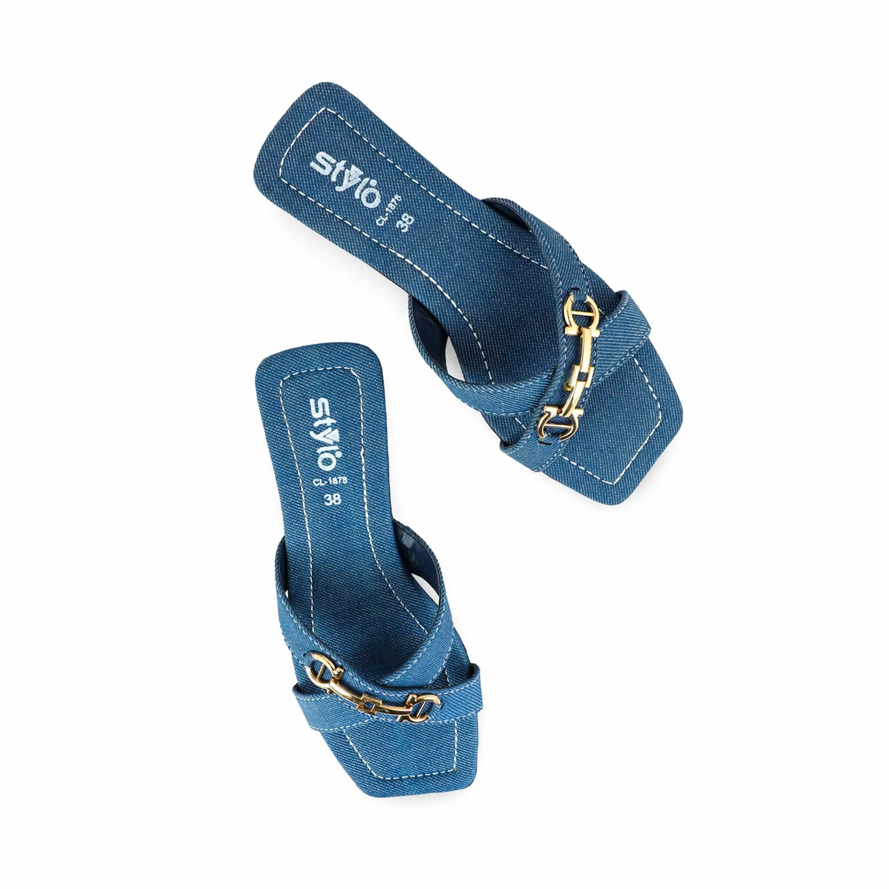 Blue Casual Slipper For Ladies CL1878
