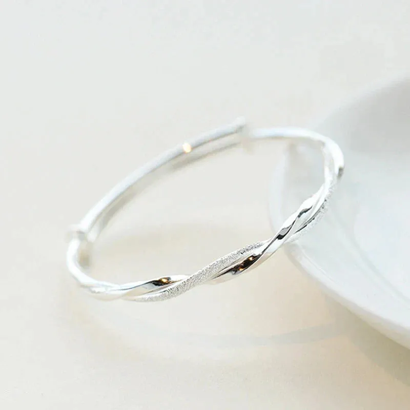 Braided Silver Bracelet