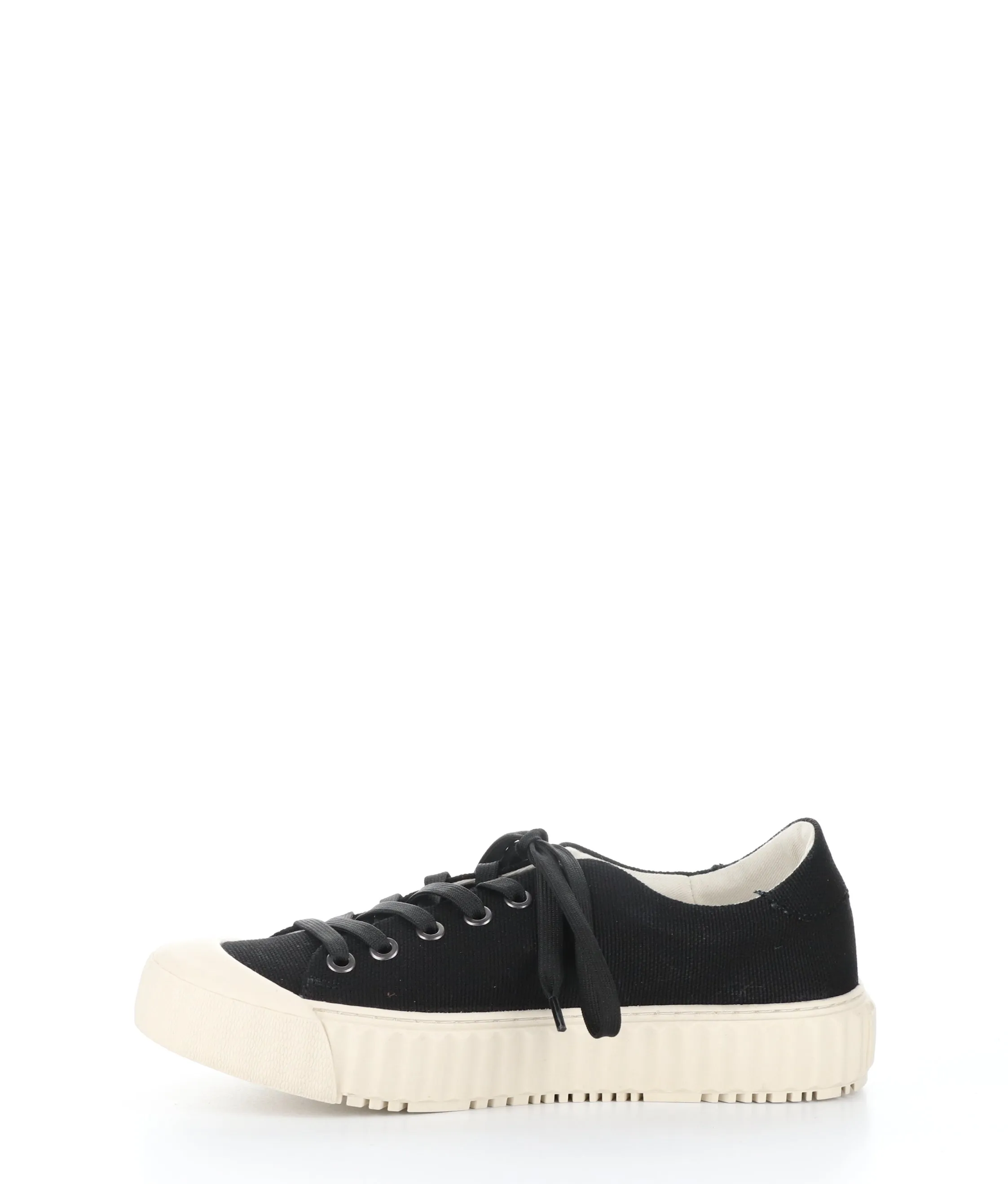 CHAYA BLACK Lace-up Trainers|CHAYA Baskets �� Lacets in Noir
