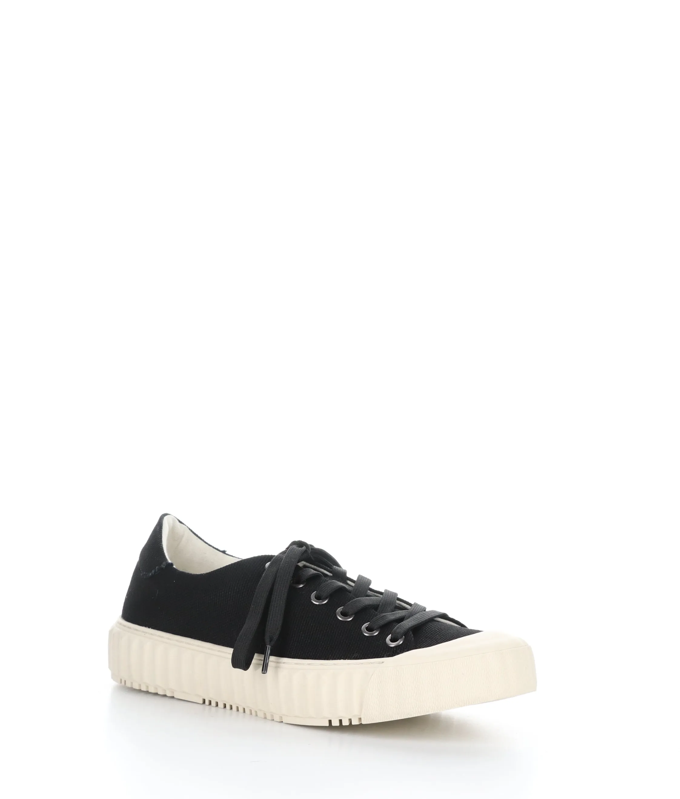 CHAYA BLACK Lace-up Trainers|CHAYA Baskets �� Lacets in Noir
