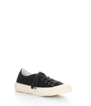 CHAYA BLACK Lace-up Trainers|CHAYA Baskets �� Lacets in Noir