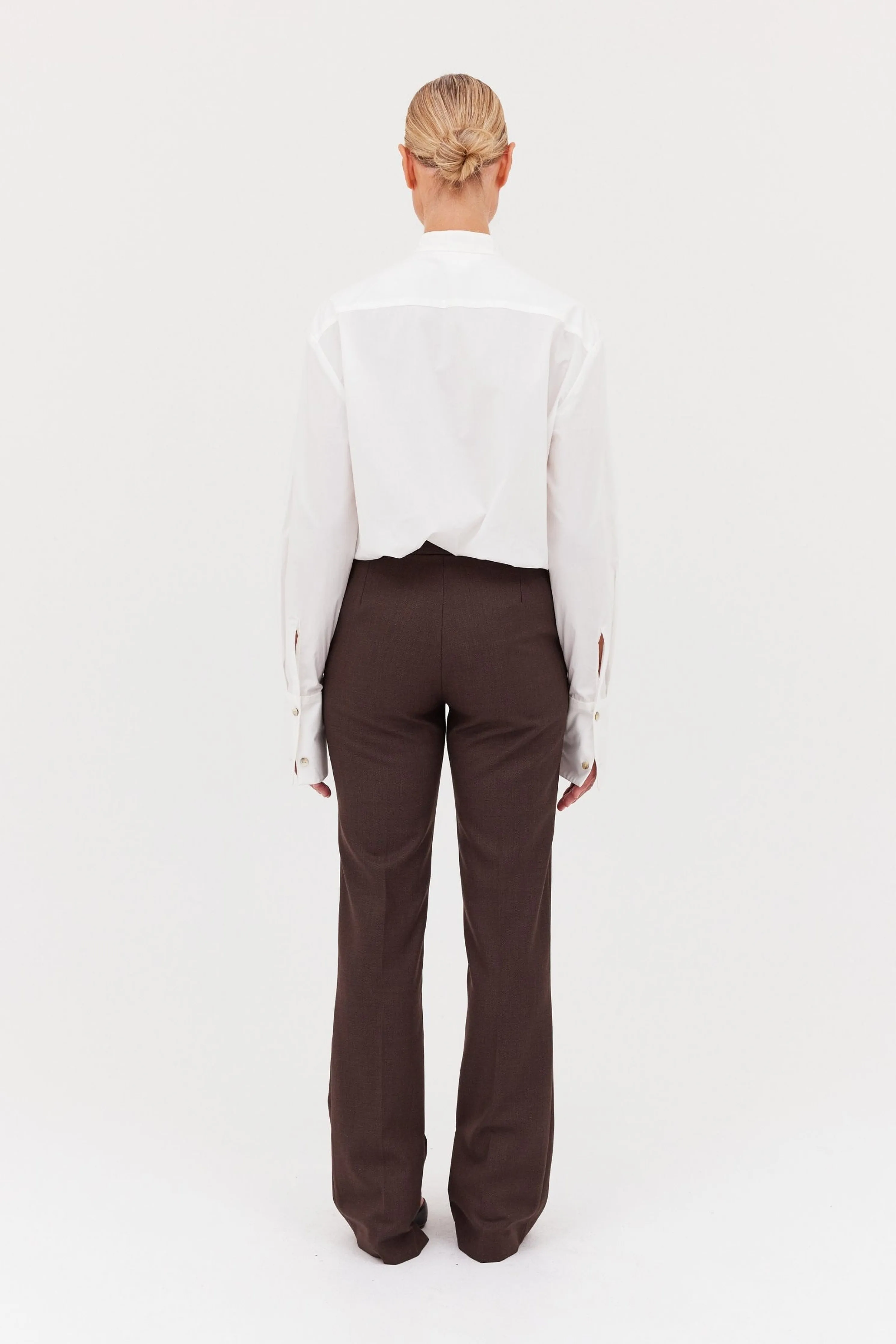 CHOCOLATE SUITING CELINA PANT