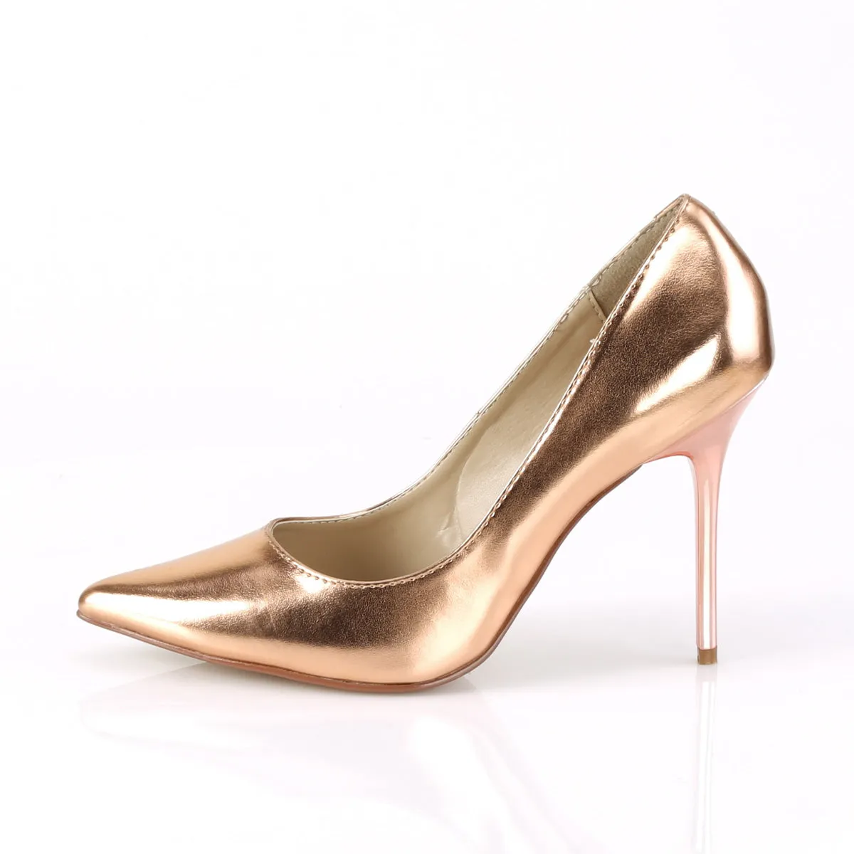 Classique-20 Metalic Gold Stilettos