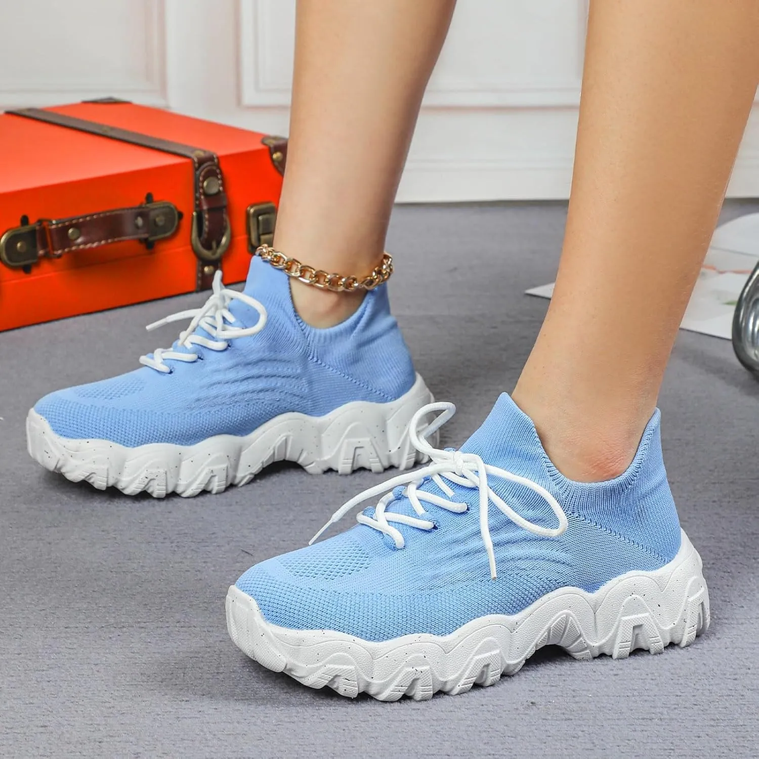 Comfortwear Shoes for Women Comfortable Orthopedic Pro Shoes Slip-ins Running Sneakers Non Slip Breathable Shoe Walking Wide Width Tennis Sneaker with Arch Support