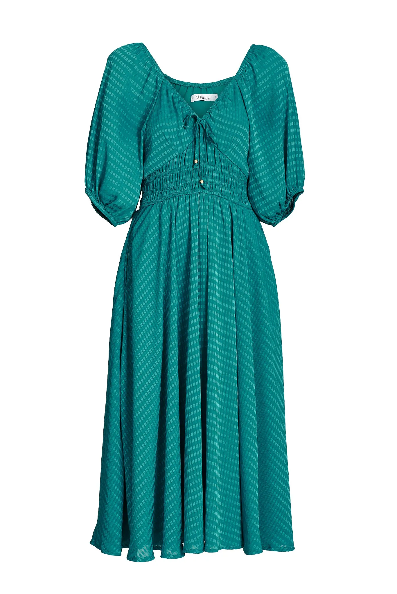 Darling Cove Midi Dress In Teal
