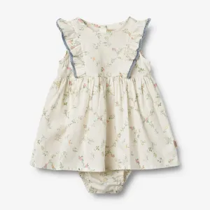 Dress Suit Lace Sofia - ivory checked flowers
