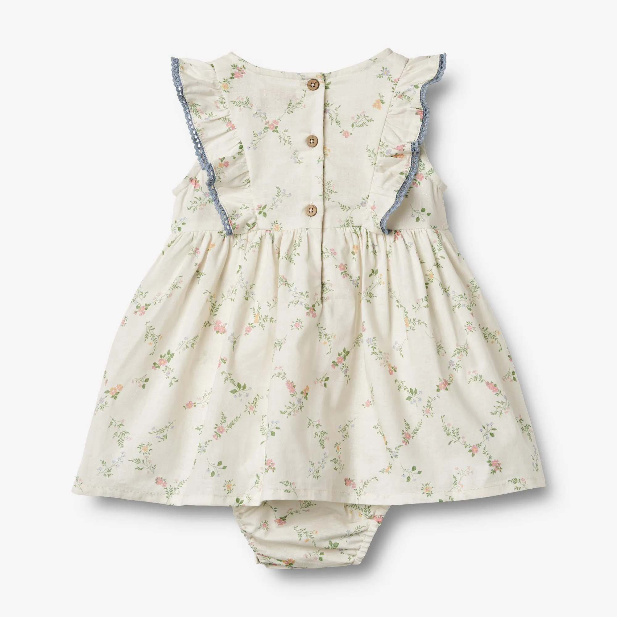 Dress Suit Lace Sofia - ivory checked flowers