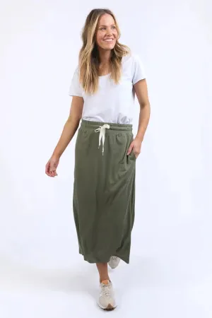 ELM (LN) Xanthe rib midi skirt - Clover! 12