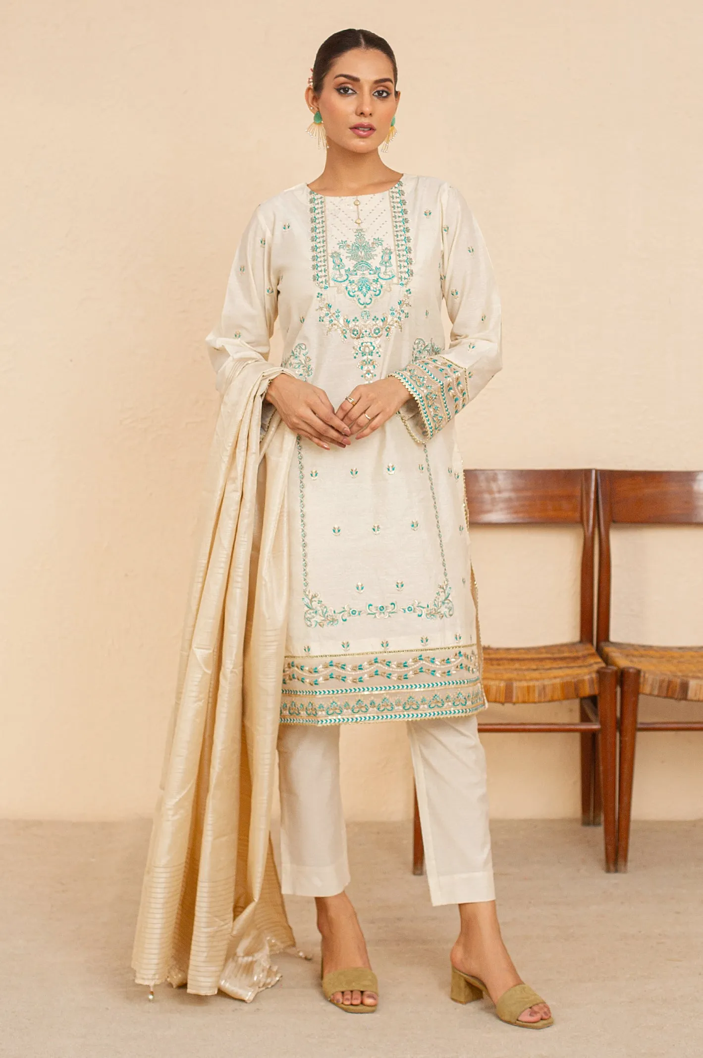 Embroidered 3PC