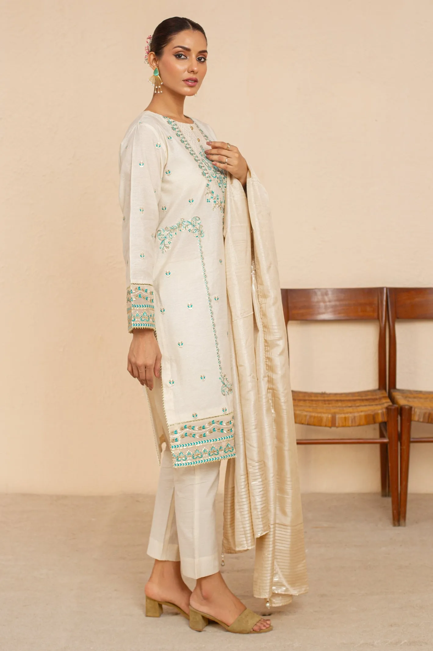 Embroidered 3PC