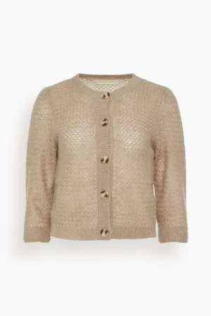 Erika Cardigan in Castor