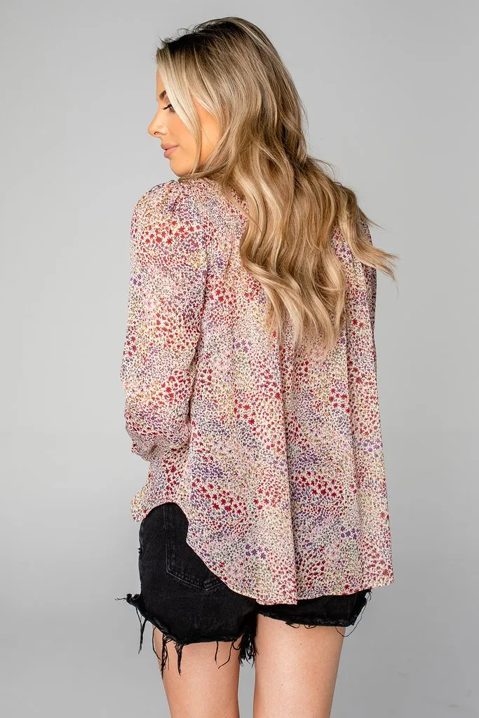 Everly Autumn Spotted Top