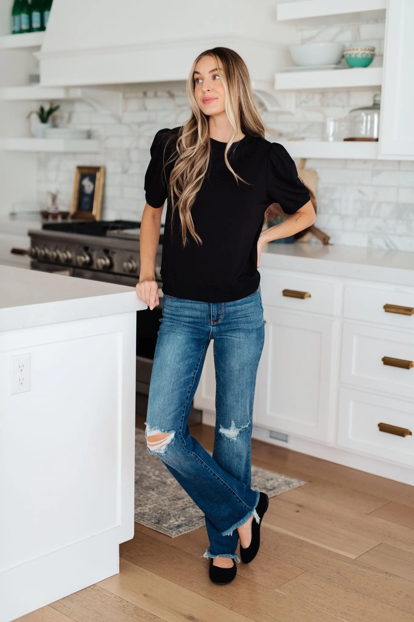 Evidently Different Puff Sleeve Top (Online Exclusive)