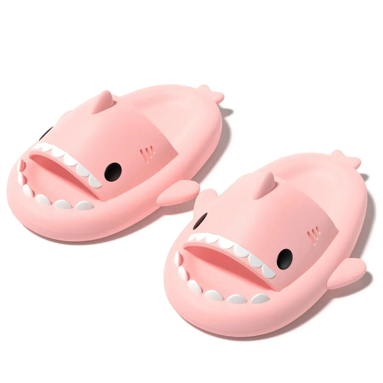 Feslishoet Shark Slippers Soft Beach Cloud Platform Shoes for Women and Men