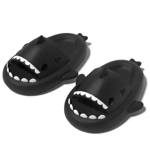 Feslishoet Shark Slippers Soft Beach Cloud Platform Shoes for Women and Men