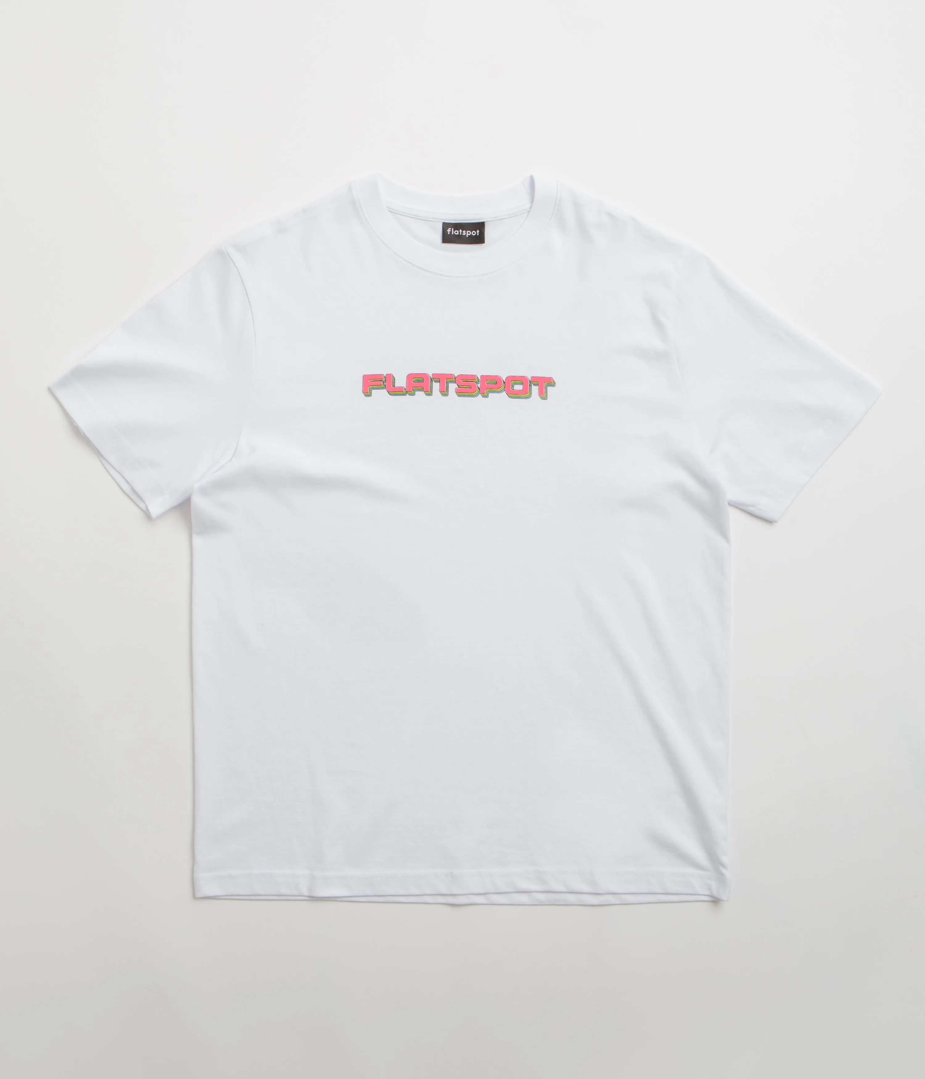 Flatspot Repeat Logo T-Shirt - White