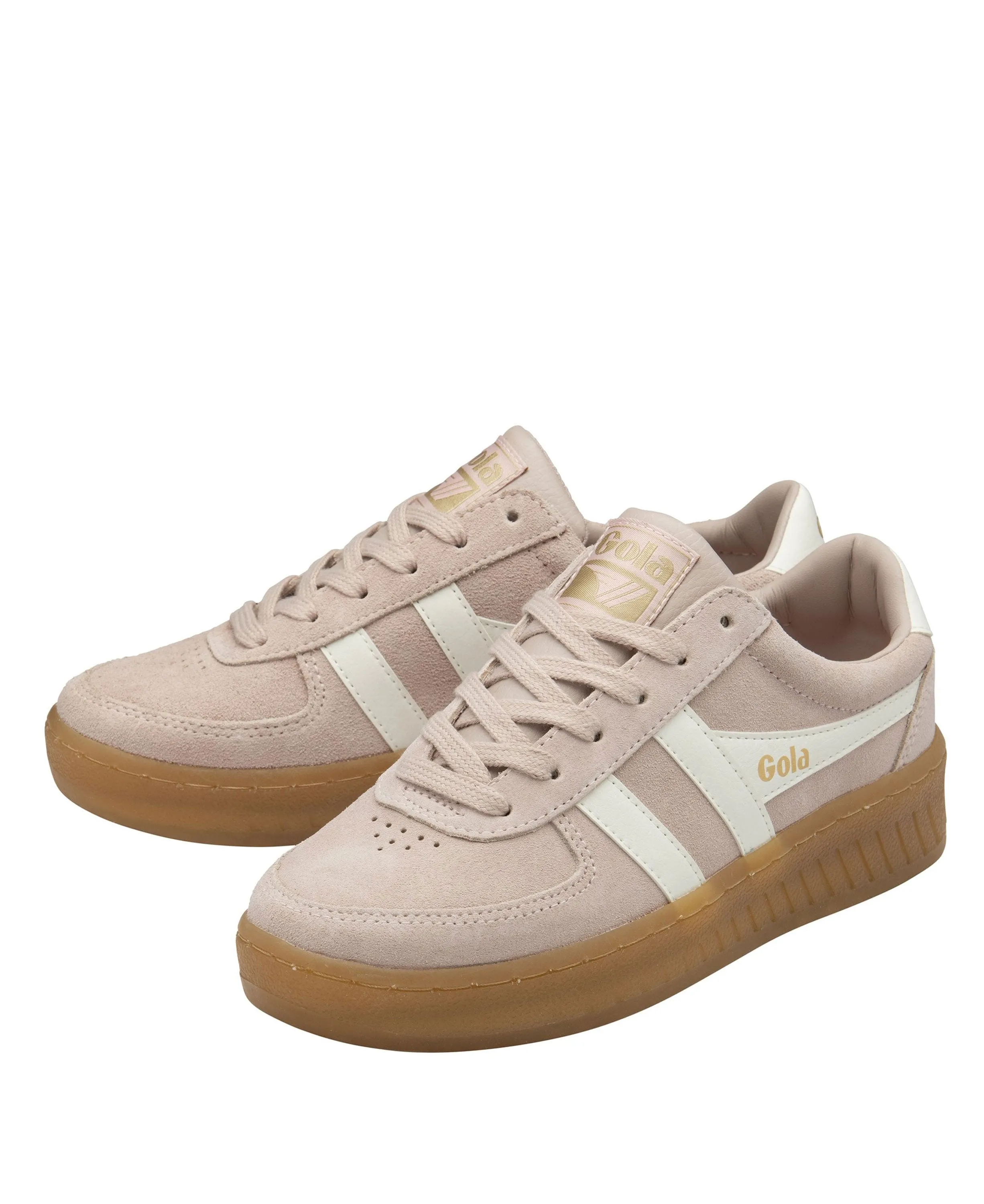 Grandslam Suede Trainers - Rose/Off White/Gum