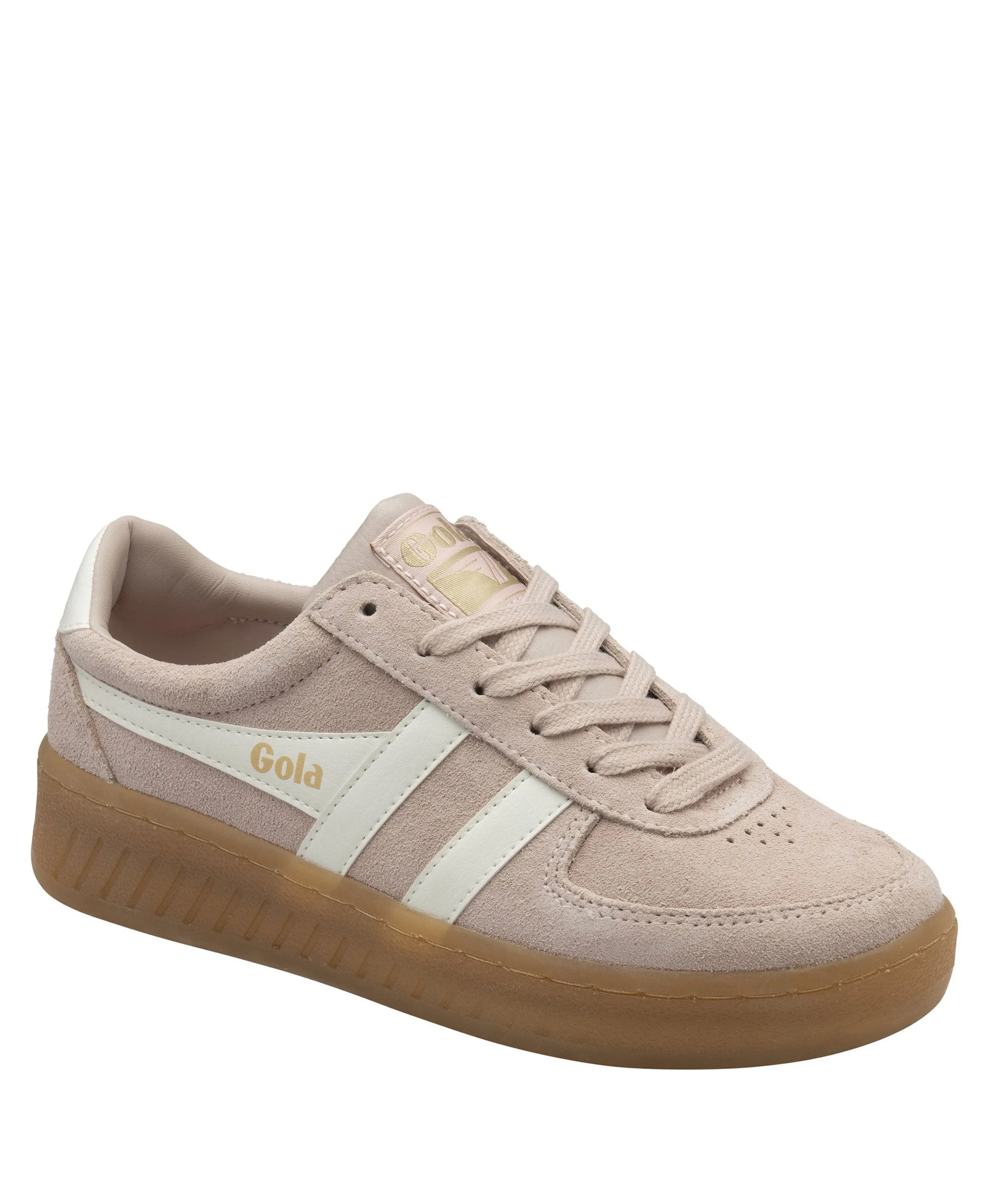 Grandslam Suede Trainers - Rose/Off White/Gum