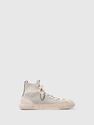 Hi-Top Trainers TRIP 1 OFFWHITE