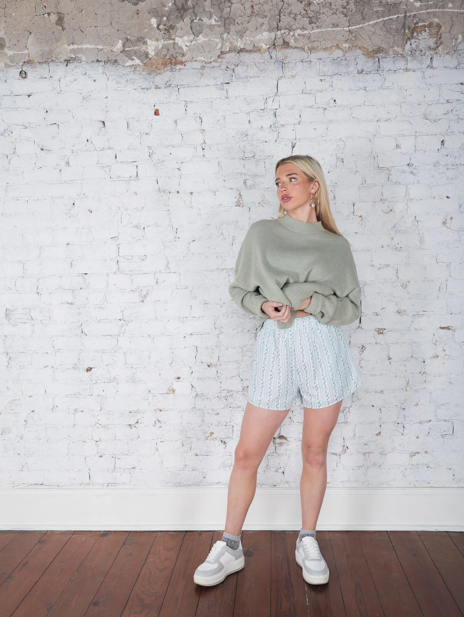 Jasmine Pattern Shorts