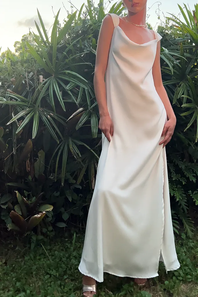 JULIETTE GOWN - PEARL SILK