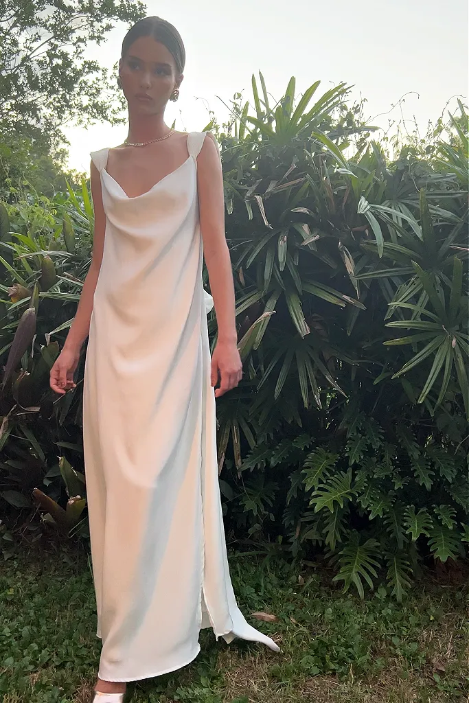 JULIETTE GOWN - PEARL SILK