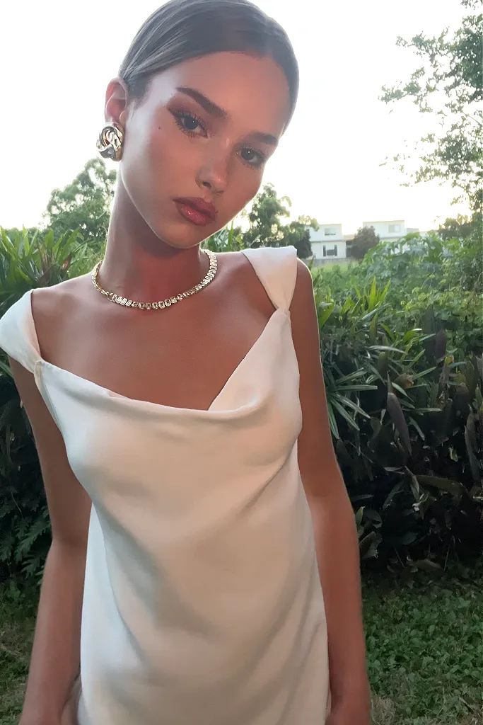 JULIETTE GOWN - PEARL SILK