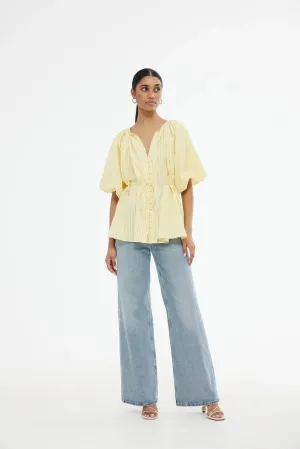 Kinney The Label Sale | Miami Top | Citrus Gingham