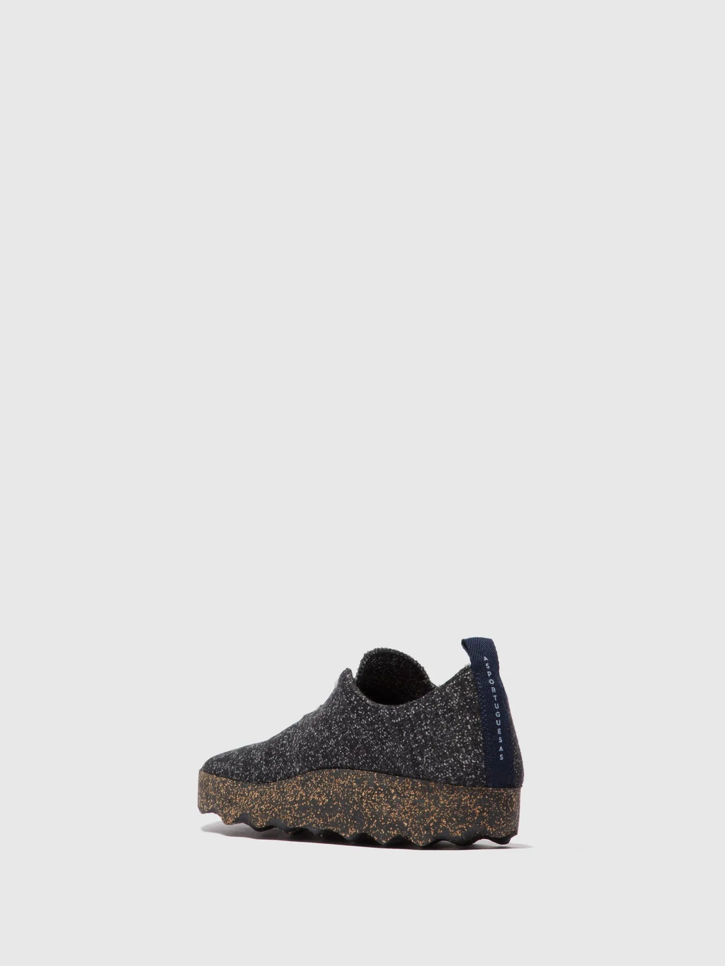 Lace-up Trainers CAMP Black Merino Wool