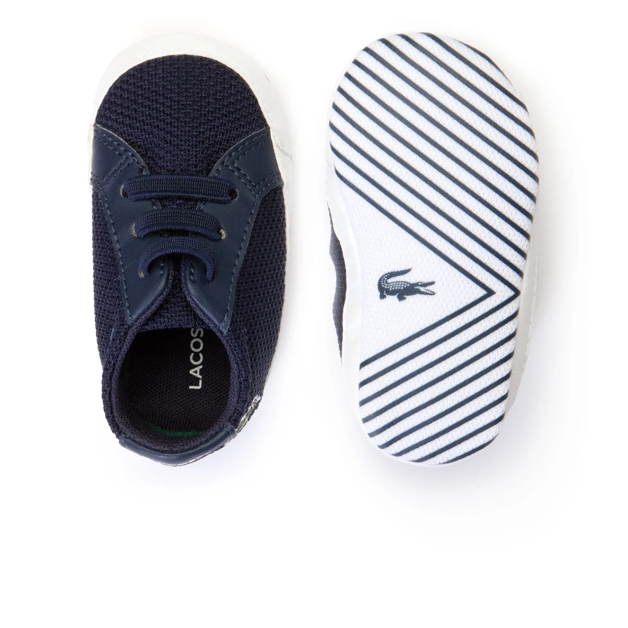 Lacoste Babies' L.12.12 Crib  Trainers 7-36CAB0001092 Navy Boys UK 0-2