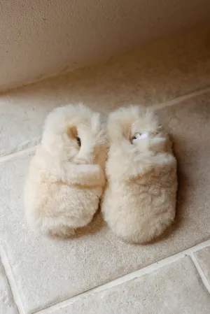 Lambskin Bootie - Natural