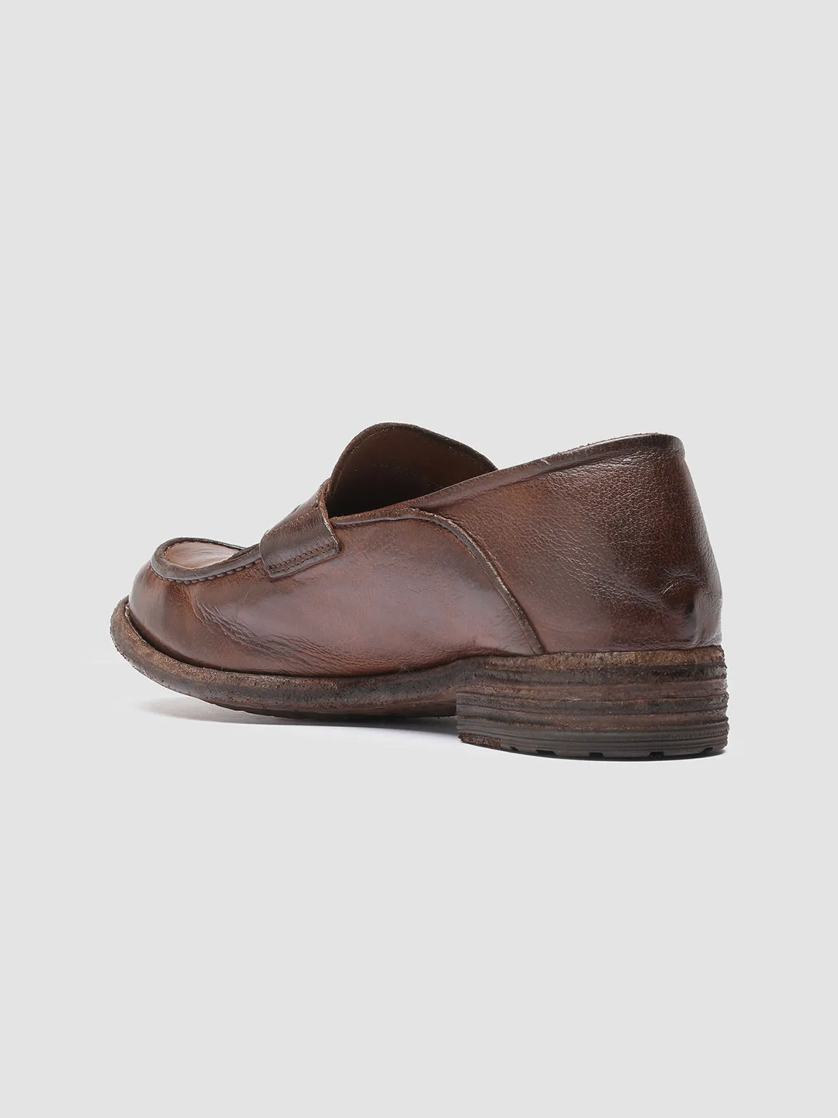 LEXIKON 140 - Cigar Leather Penny Loafers