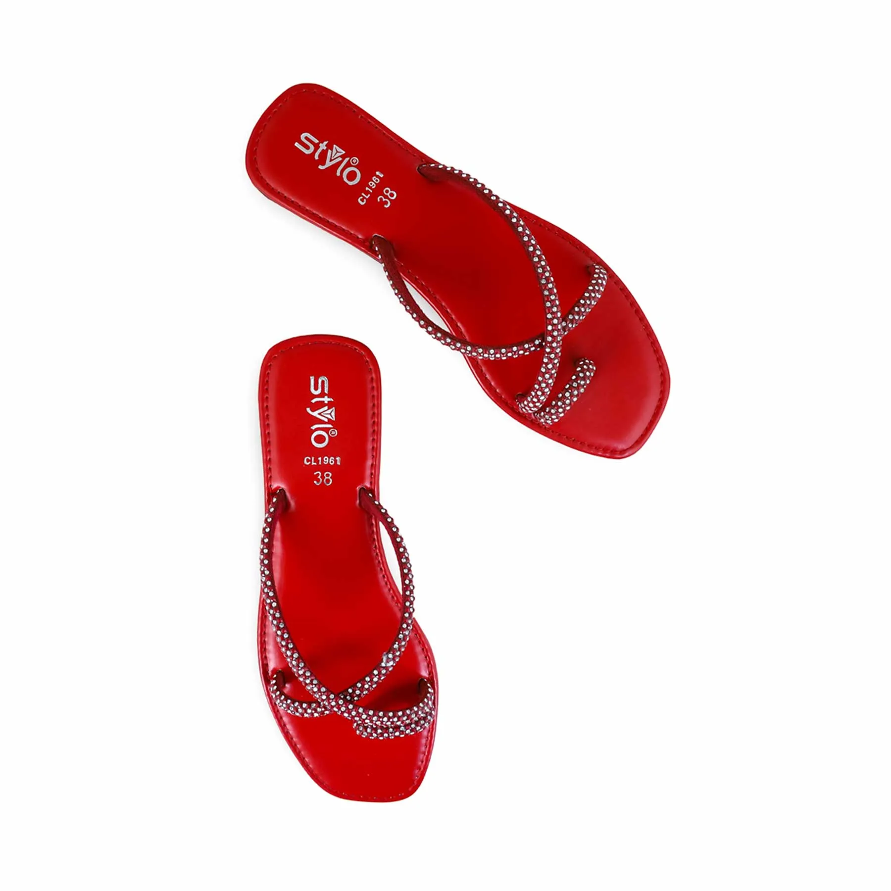 Maroon Casual Chappal CL1961