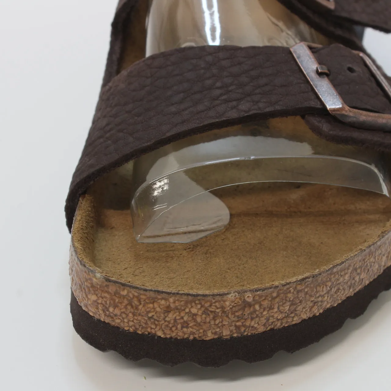 Mens Birkenstock Arizona Two Strap Desert Buck Roast