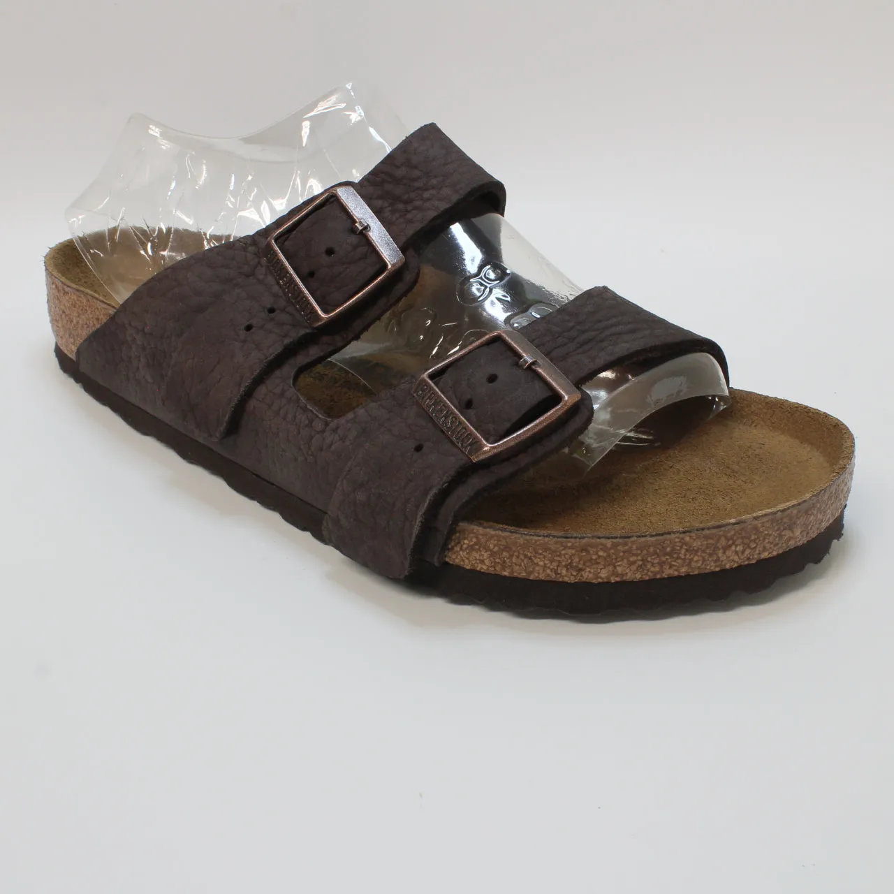 Mens Birkenstock Arizona Two Strap Desert Buck Roast