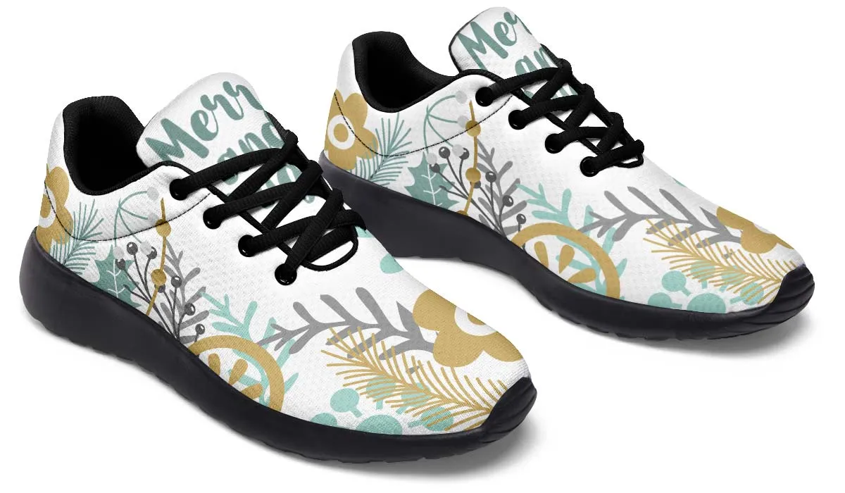 Merry And Bright Christmas Sneakers