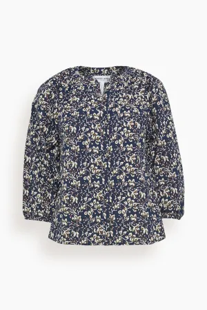 Mitte Top in Mira Floral Navy